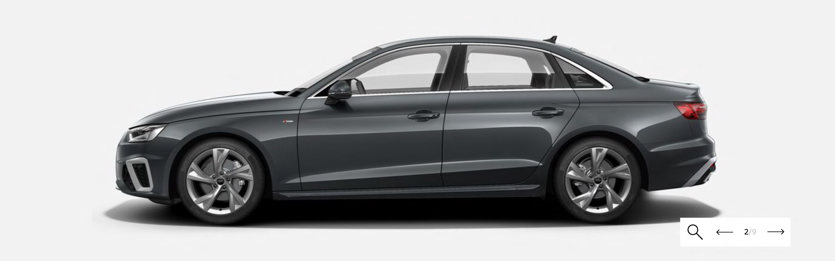 Pearl Charcoal Audi A4